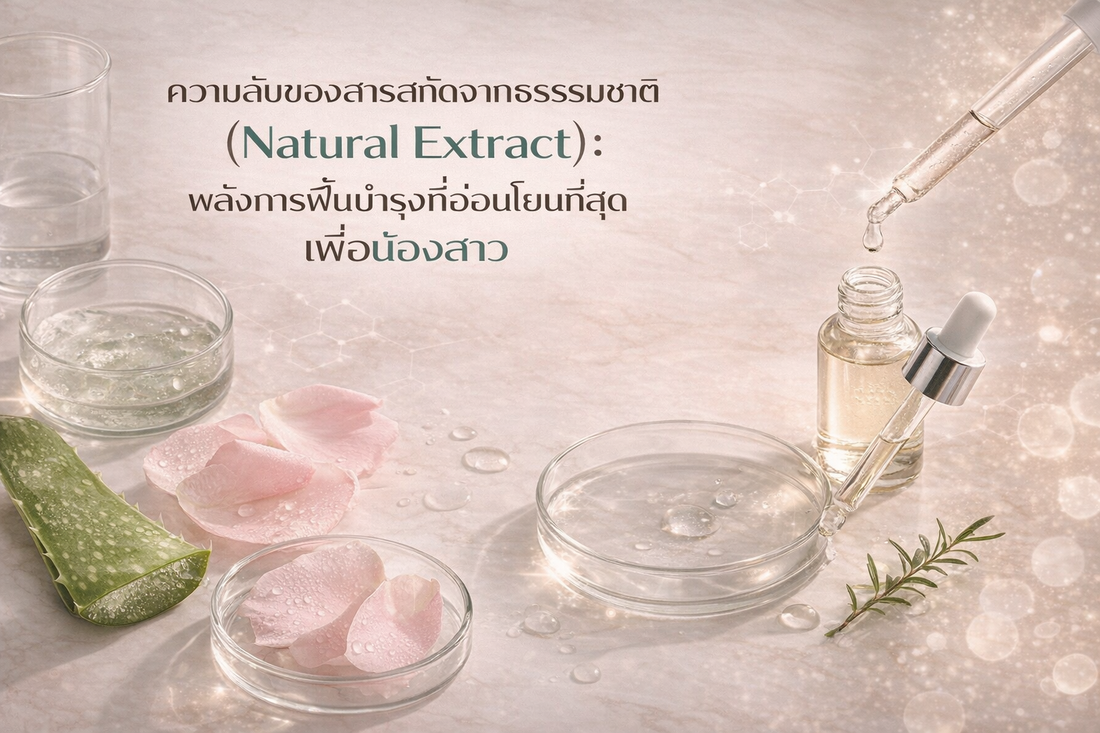 ความลับของสารสกัดจากธรรมชาติ (Natural Extract): พลังการฟื้นบำรุงที่อ่อนโยนที่สุดเพื่อน้องสาว