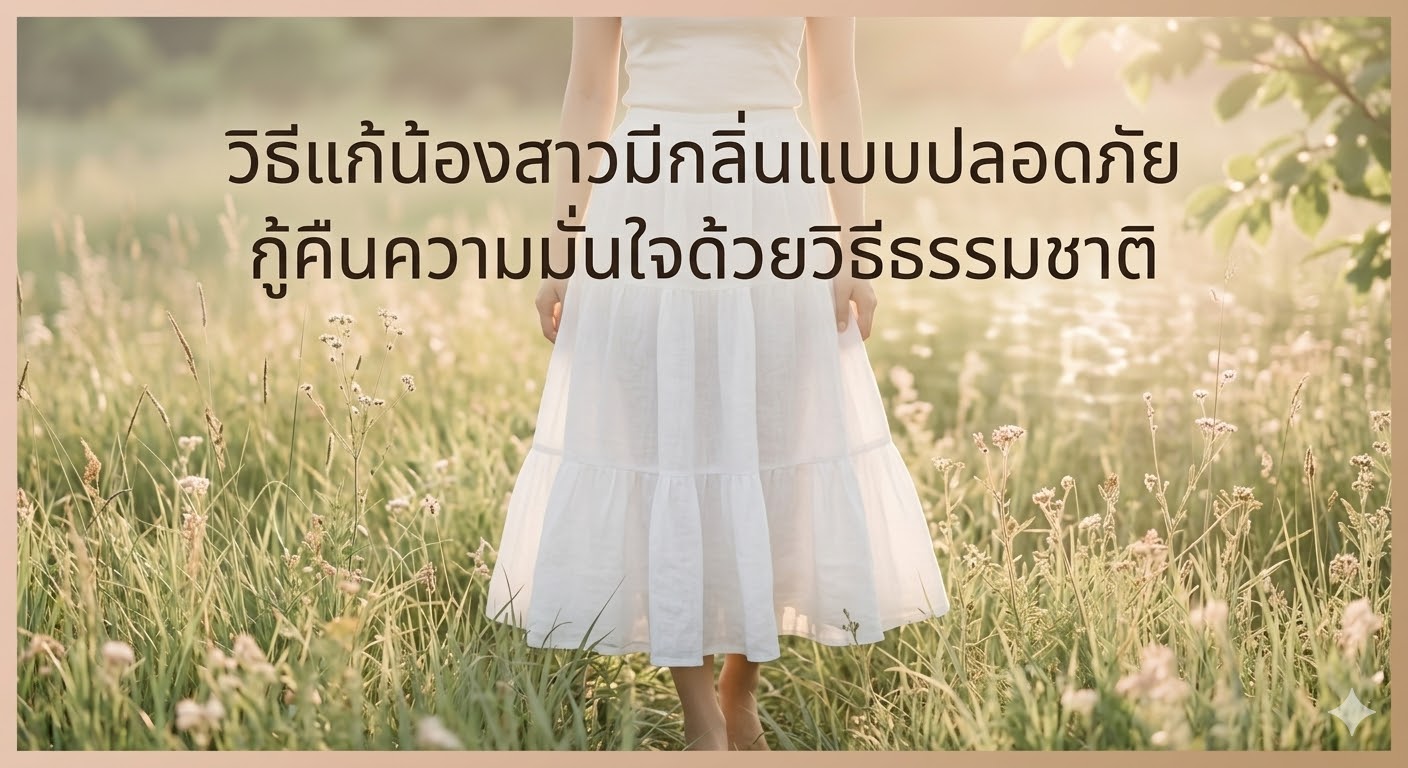 วิธีแก้น้องสาวมีกลิ่นแบบปลอดภัย กู้คืนความมั่นใจด้วยวิธีธรรมชาติ